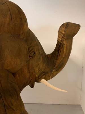 Stor statue, Træelefant fra Kbh´s ZOO