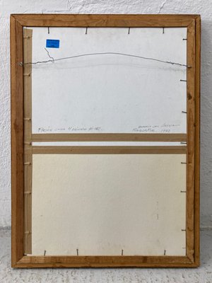 Akvarel af A. Roman 1992