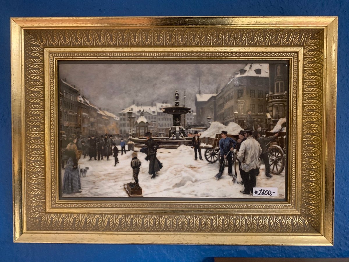 Porcelænsbillede af Bing & Grøndahl