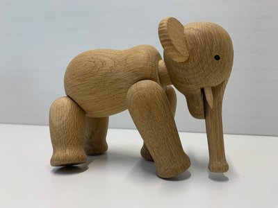 Træfigur, Elefant, design Kay Bojesen
